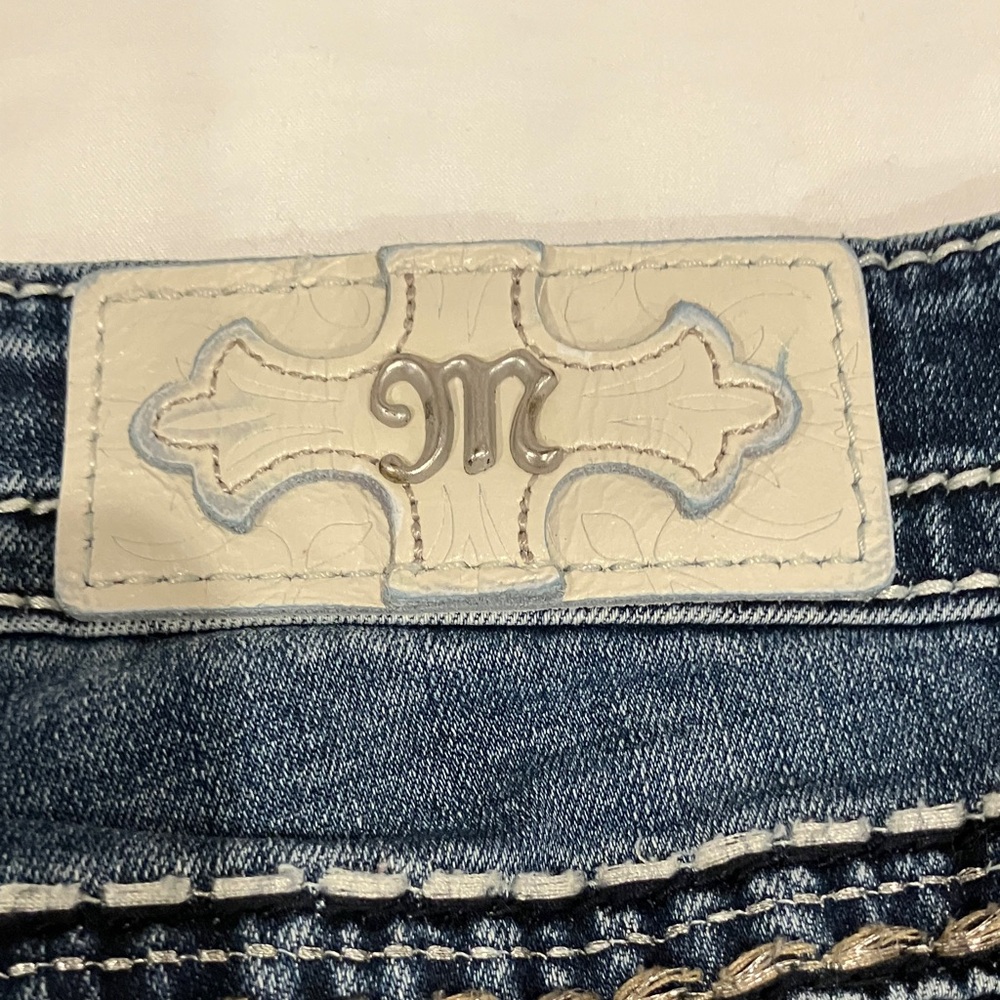 Miss Me Dark Blue Embellished Jeans - Picture 8 of 11